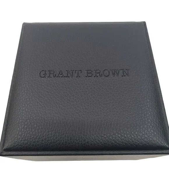 Grant Brown New in Box Men's Wristwatch Black - Picture 3 of 9